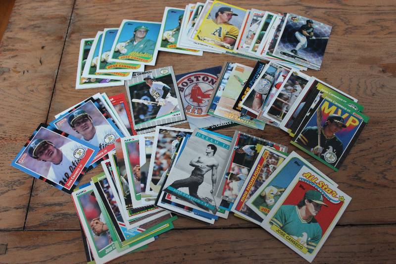 lot 27 image: 100 Jose Canseco Cards...