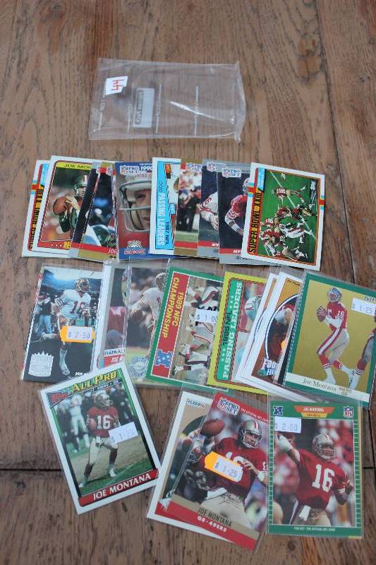 lot 44 image: 40 Joe Montana Cards...