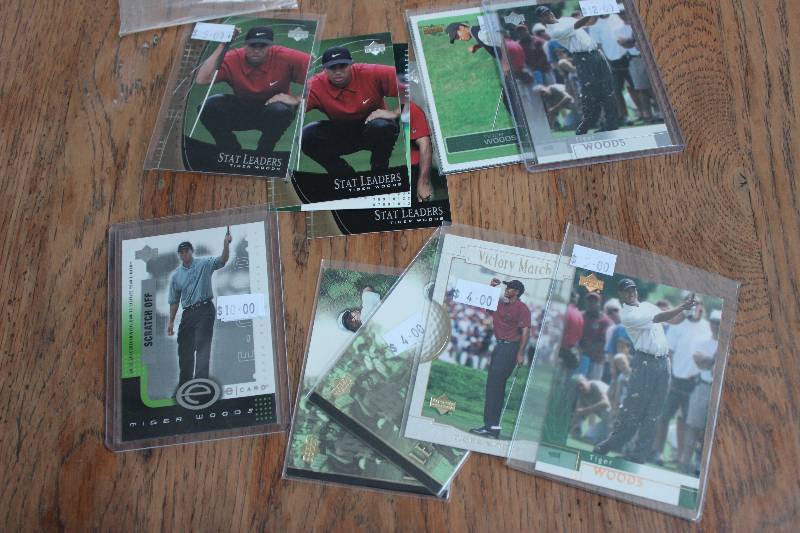lot 50 image: Tiger Woods Cards...