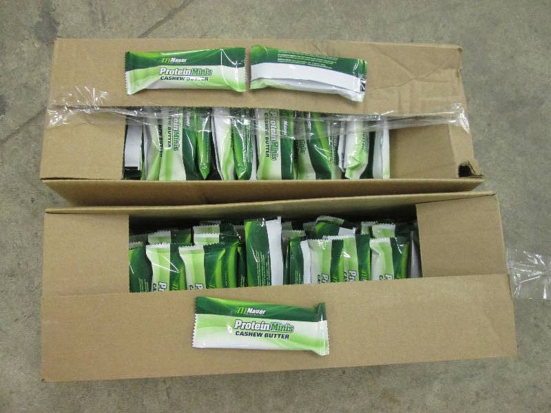 lot 179 image: 2 cases of Mauer protein minis cash...