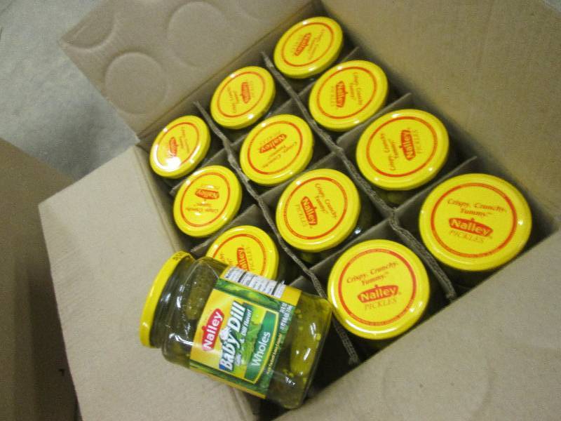 lot 191 image: baby dill wholes nalley 8 pack 24 f...
