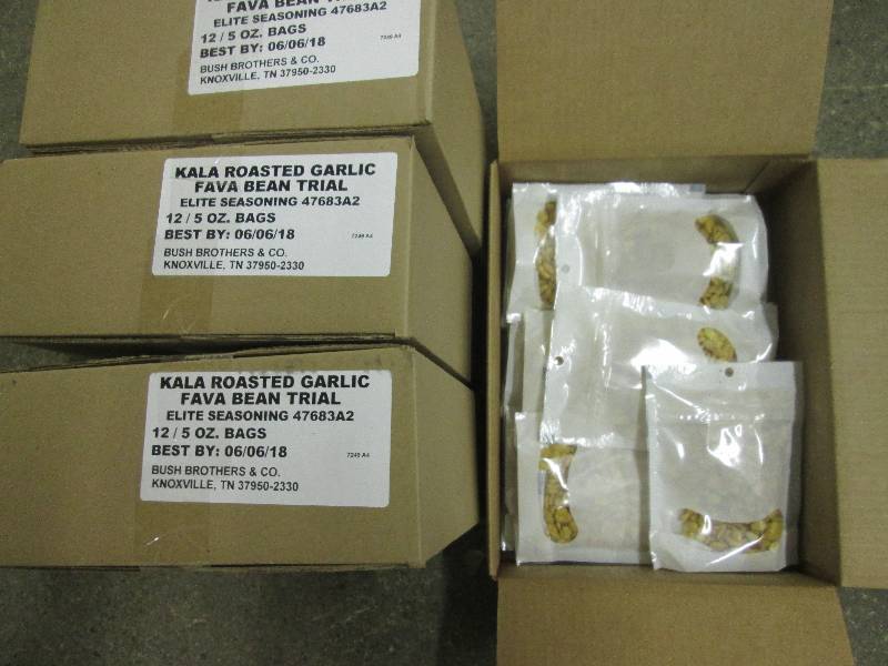 lot 203 image: 4 Cases of 12 bags of Garlic Roaste...