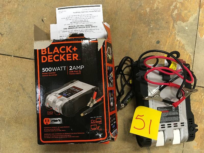 Black & Decker 500- Watt Power Inverter open box