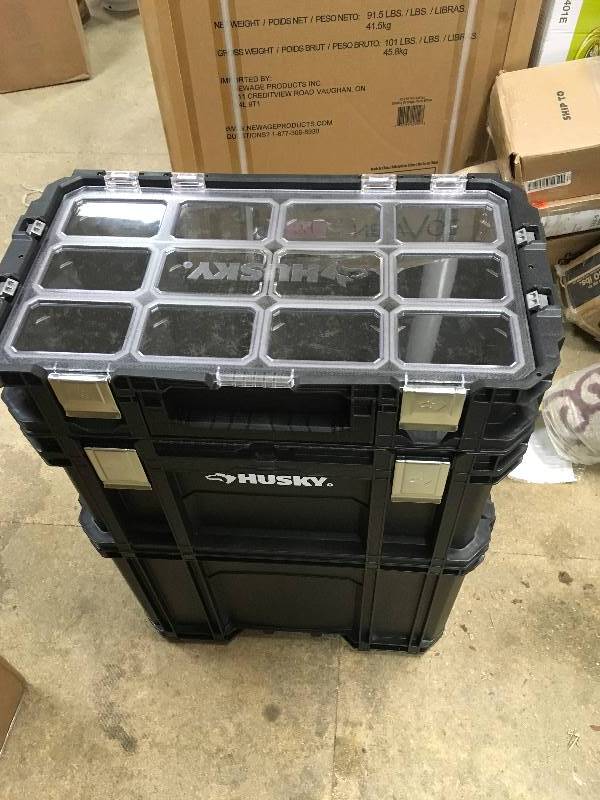 Husky 22 in. Connect Rolling System Tool Box not used