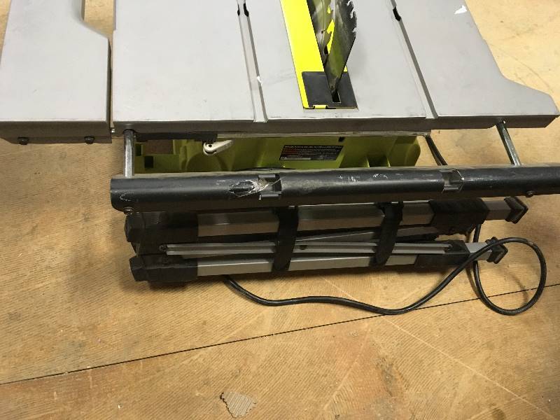 Ryobi 10 in. Portable Table Saw with Quick Stand