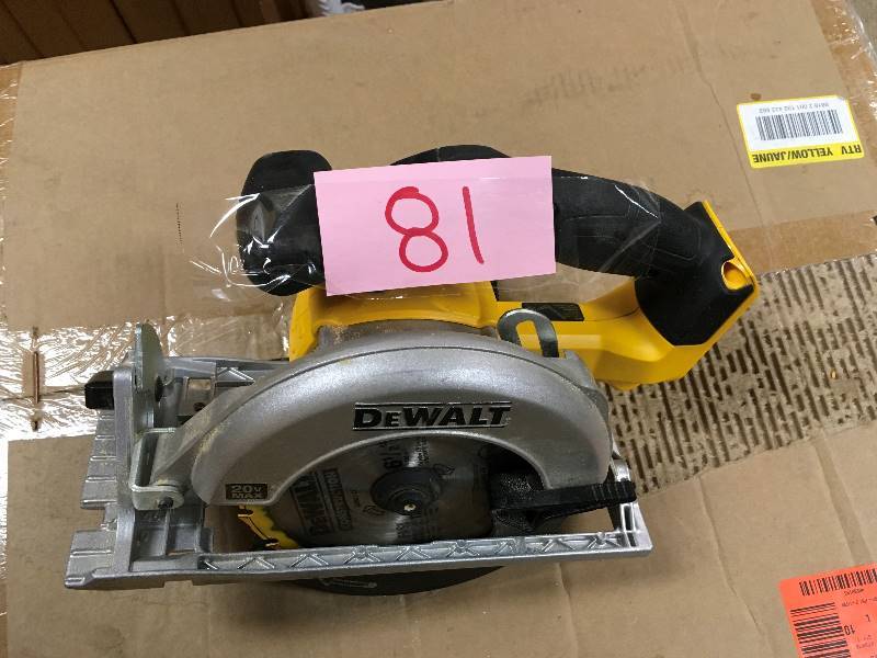 DeWalt 20 Volt MAX Lithium-Ion 3.0 Ah 6 12 Circular Saw