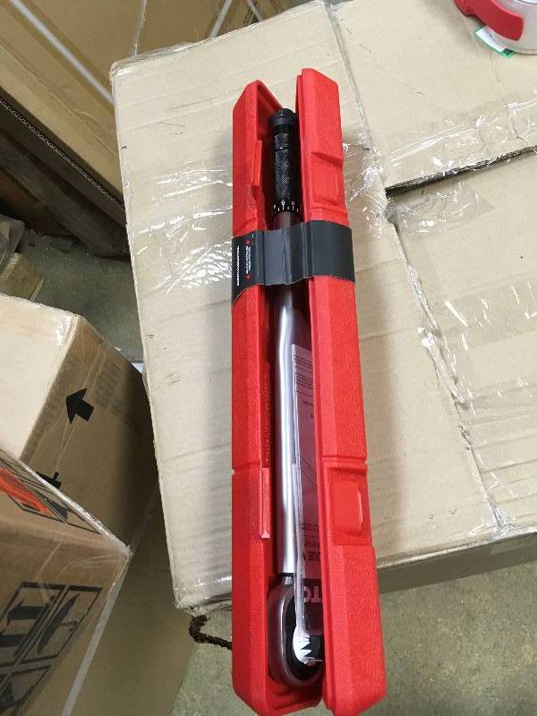 Michigan Industrial Tools TEKTON 12 in Drive Click 10 ft-lbs to 150 ft-lbs Torque Wrench