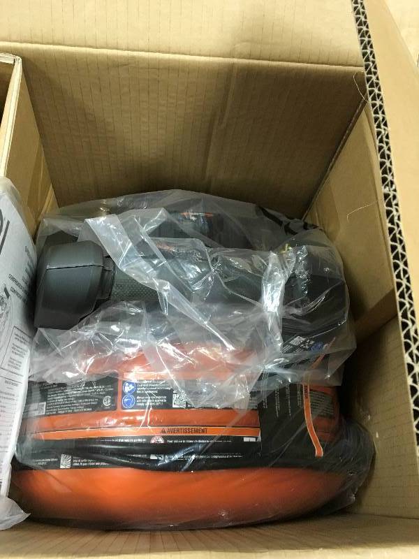 Ridgid 3.5 Gal 200 PSI Vertical Pancake Compressor not used