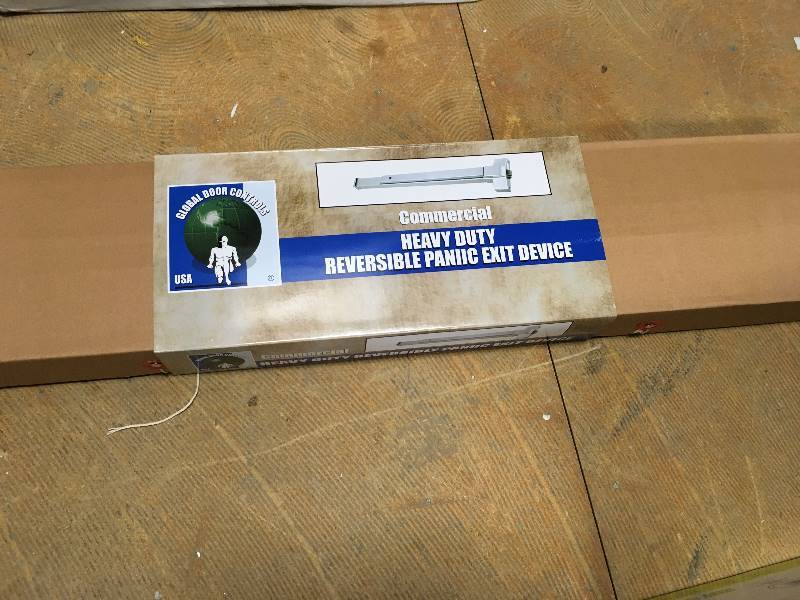 Global Door Controls 32 in. Aluminum Touch Bar Exit Device not used