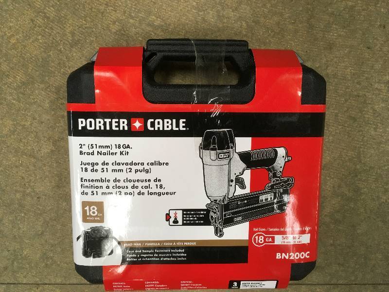 Porter-Cable  18-Gauge Pneumatic Brad Nailer Kit in good condition