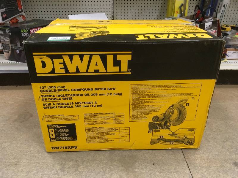 DEWALT  15 Amp 12 in. Double-Bevel Compound Miter Saw with XPS Light