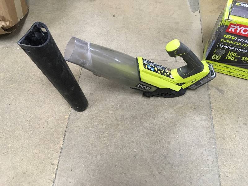 Ryobi 18v lithium  cordless jet fan blower in good condition