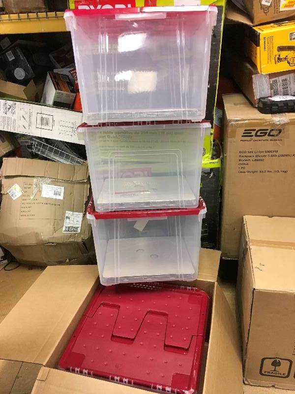 IRIS Ornament Storage Boxes in working condition