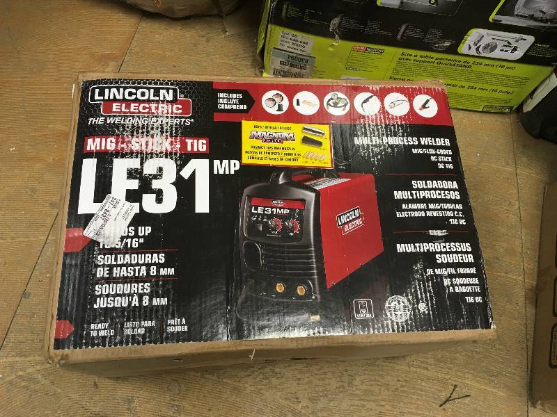 lincoln eletric mig-stick-tig multi-process welder in good condition