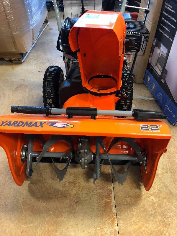 YardMax Power Products YardMax 2-Stage Snow Blower 22 in. - YB5765 open box never used