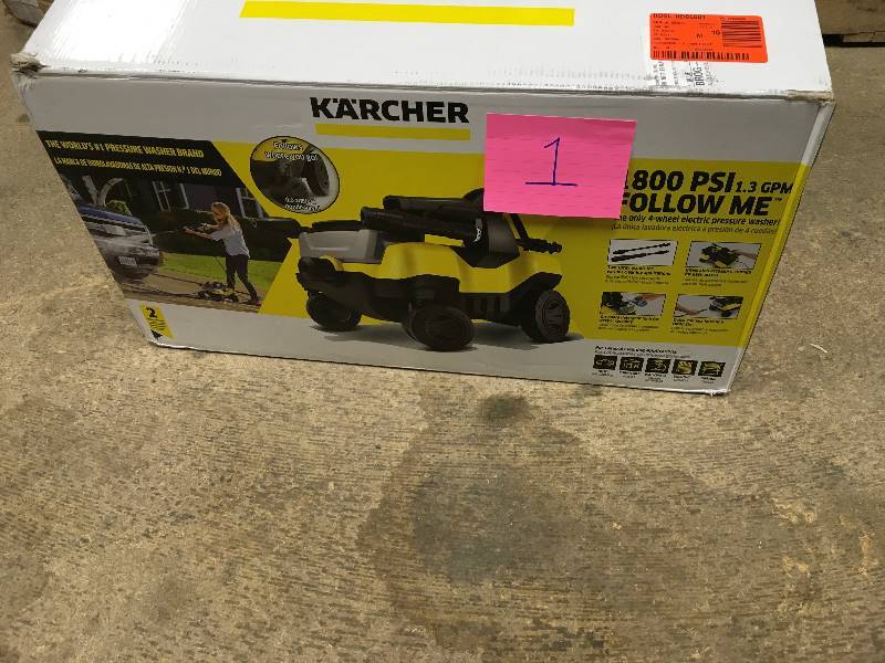 Karcher K3 Follow Me Electric Pressure Washer Open  box never used