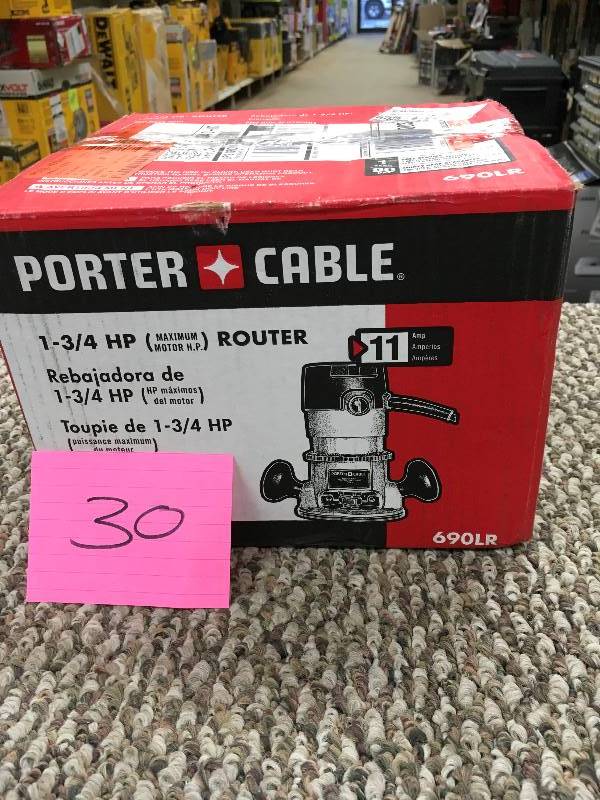 Porter Cable 1-34 HP Router Open  box never used