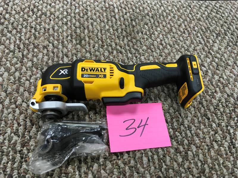 DeWalt 20 Volt MAX XR Cordless Lithium-Ion Brushless Oscillating Multi Tool - TOOL ONLY Open  box never used