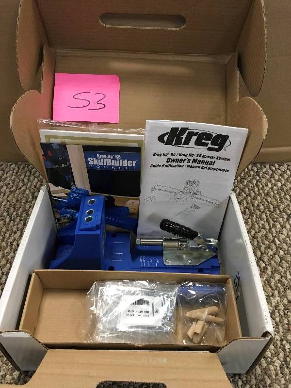 Kreg Tool Kreg K5 Pocket-Hole Jig Open  box never used Open  box never used