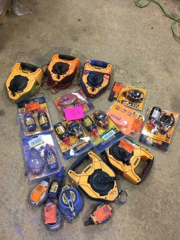 Assorted Chalk Lines for parts o repair