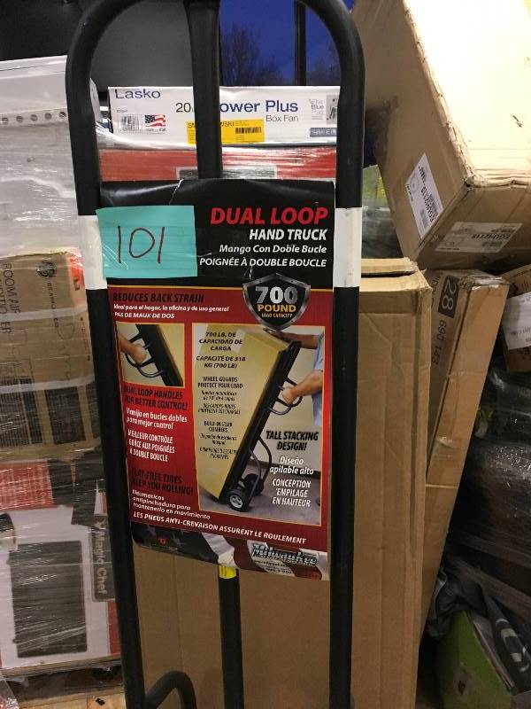 Milwaukee Dual Loop Hand Truck 700 lbs Capacity in like new conditions