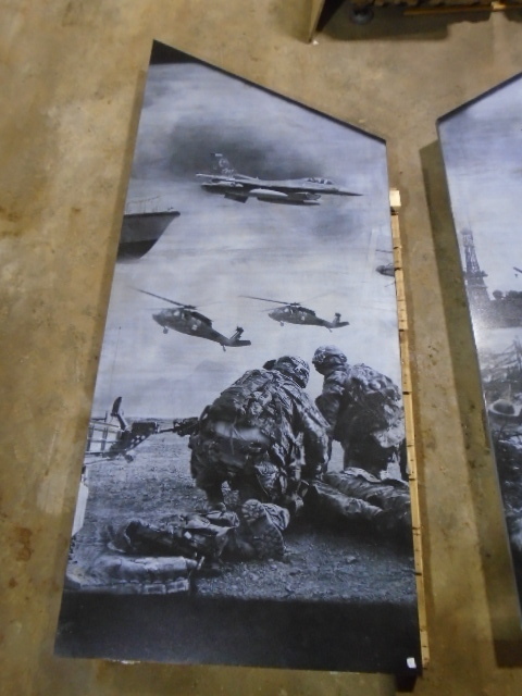 Granite Military Scene