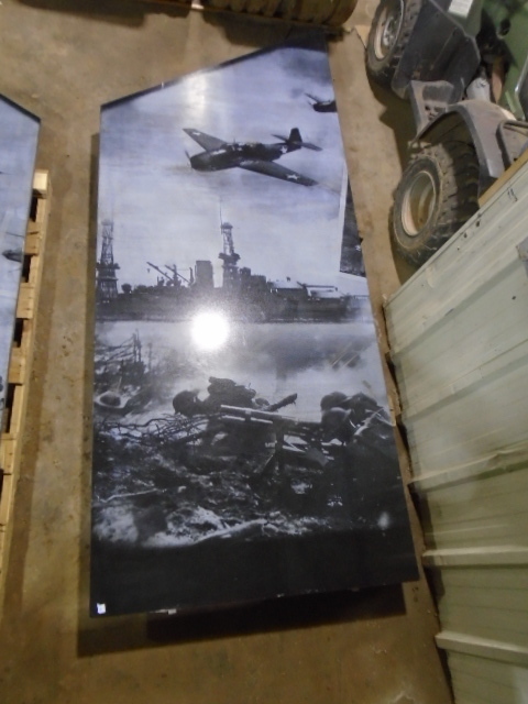 Granite Military Scene