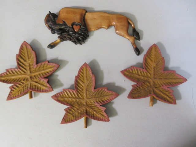 lot 139 image: WOOD CARVINGS
