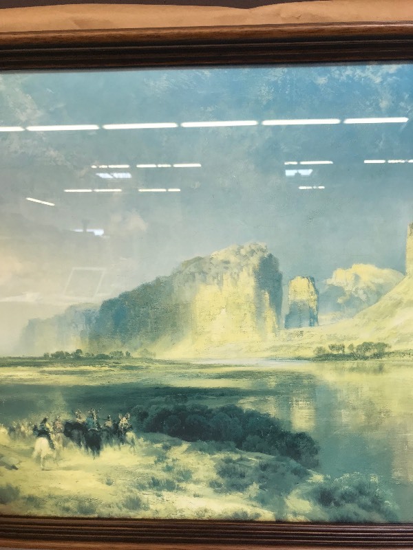 lot 158 image: GATEWAY TO THE MOUNTAINS PRINT