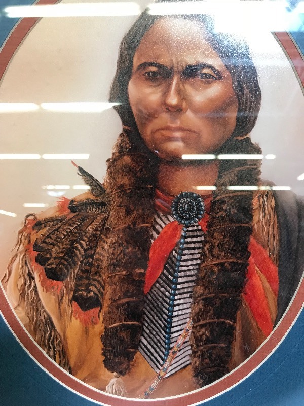 lot 178 image: QUANANA PARKER NATIVE AMERICAN PRINT