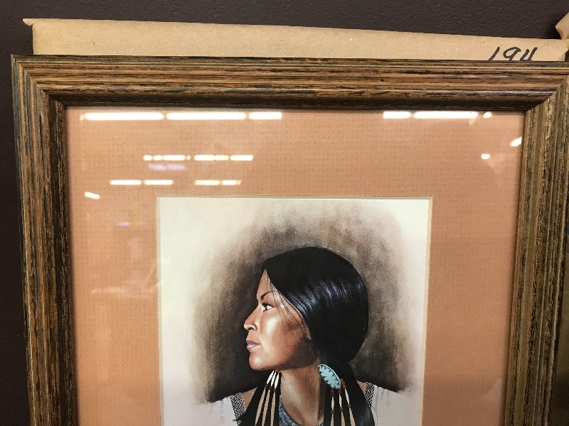 lot 185 image: 2 NATIVE AMERICAN PRINTS
