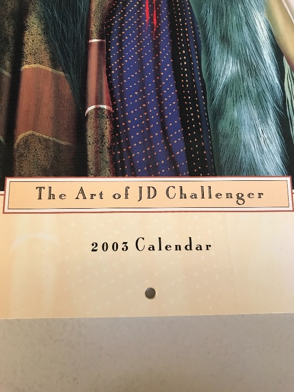 lot 190 image: GHOST DANCER 2003 NATIVE AMERICAN CALENDAR
