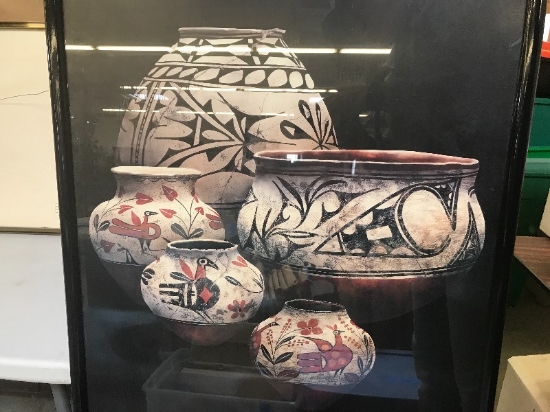 lot 213 image: ANNAZIA POTS NATIVE AMERICAN PRINT