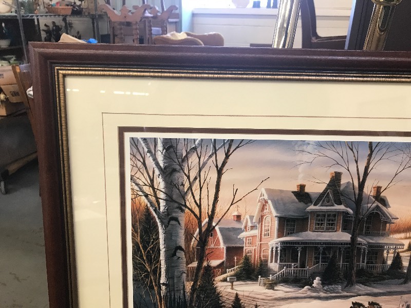 lot 228 image: HOMEWARD BOUND OUTDOORS TERRY REDLIN PRINT