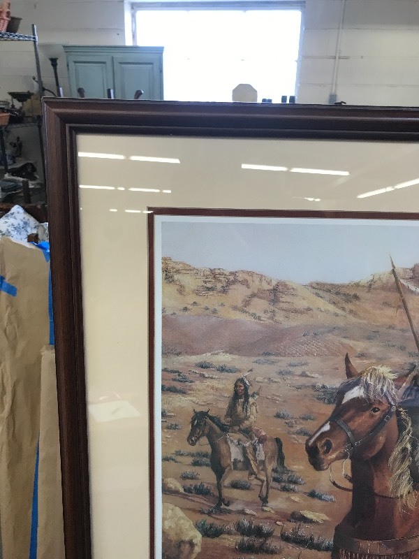 lot 235 image: THIS IS MY LAND NATIVE AMERICAN PRINT