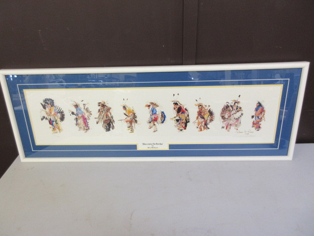 lot 248 image: DECORATE THE LODGE NATIVE AMERICAN PRINT