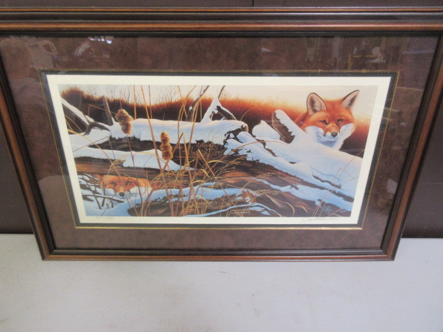 lot 252 image: THE FOXES NATIVE AMERICAN PRINT