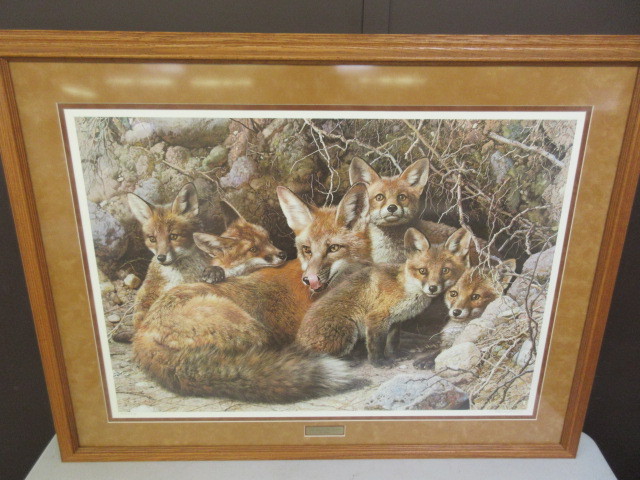 lot 253 image: FOX FAMILY - FULL HOUSE NATIVE AMERICAN PRINT