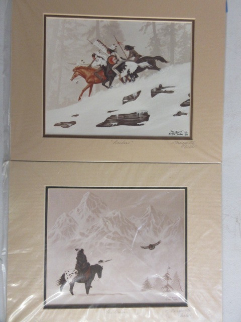 lot 267 image: MARGUERITE FIELDS NATIVE AMERICAN PRINTS