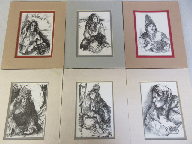 MICHELE GAUTHIER NATIVE AMERICAN PRINTS LIFETIME COLLECTION OF