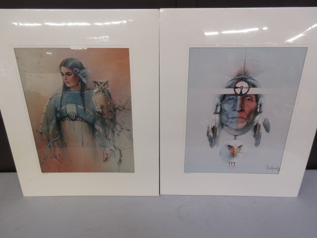 lot 285 image: MARIE BUCHFINK NATIVE AMERICAN PRINTS