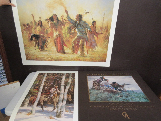 lot 286 image: HOWARD TERPNING NATIVE AMERICAN ART