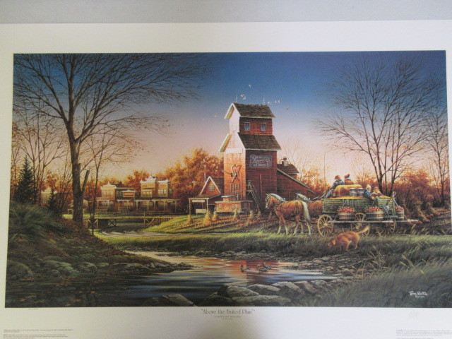 lot 294 image: TERRY REDLIN AMERICA THE BEAUTIFUL 8 PRINT, MATCHED NUMBER SERIES, PRINT #4