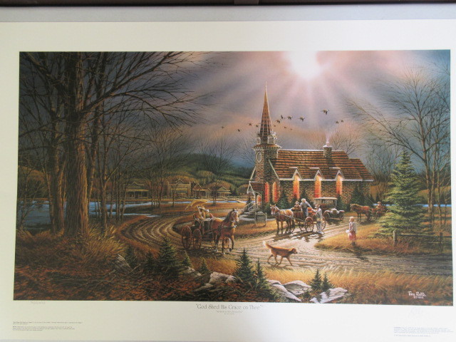 lot 296 image: TERRY REDLIN AMERICA THE BEAUTIFUL 8 PRINT, MATCHED NUMBER SERIES, PRINT #6
