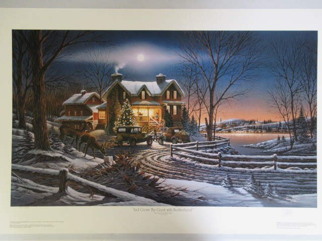 lot 297 image: TERRY REDLIN AMERICA THE BEAUTIFUL 8 PRINT MATCHED NUMBER SERIES, PRINT #7