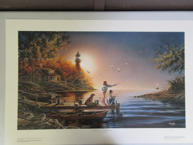 lot 298 image: TERRY REDLIN AMERICA THE BEAUTIFUL 8 PRINT, MATCHED NUMBER SERIES, PRINT #8