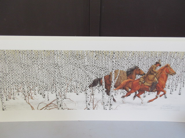 lot 310 image: SACRED GROUND NATIVE AMERICAN PRINT
