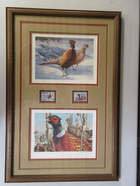 lot 312 image: 1983-1984 PHEASANT STAMPS AND PRINTS