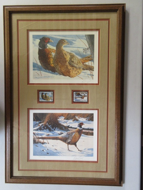 lot 313 image: 1987-1988  PHEASANT STAMPS AND PRINTS