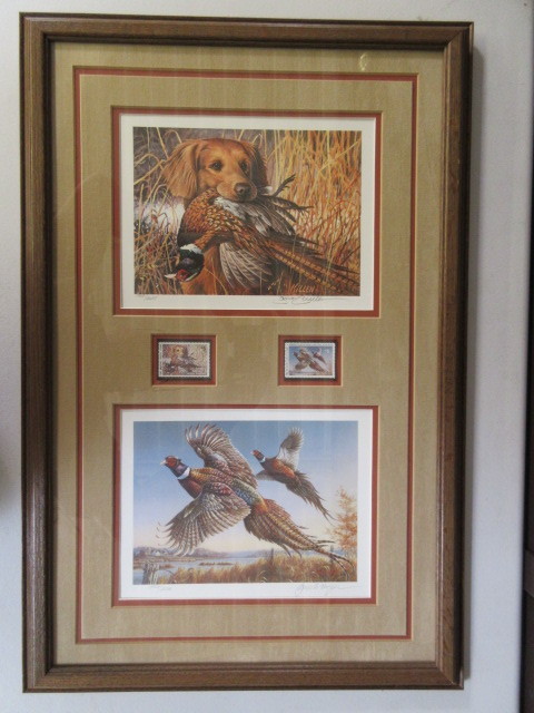 lot 314 image: 1985-1986 PHEASANT STAMPS AND PRINTS